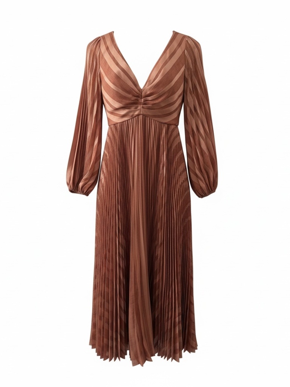 Zimmermann Burnout Sunray Pleated Midi Dress - Ballet Pink